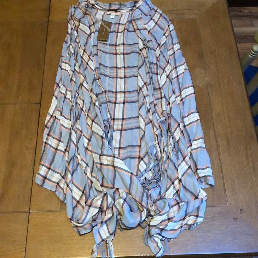 Plaid vest